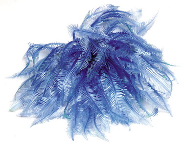 Мягкий коралл в аквариум Dezzie 23x23x12 см, силикон, голубой