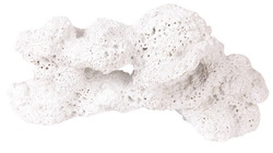 Аквадекор камень Dezzie Метеорит, 29 x 14 x 14 см, белый, пластик