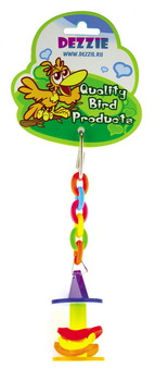 Игрушка для птиц Dezzie Колпак подвеска, 17 х 4 см