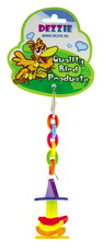 Игрушка для птиц Dezzie Колпак подвеска, 17 х 4 см