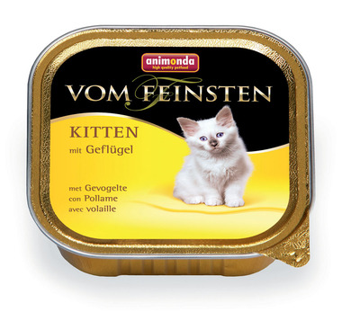 Консервированный корм для котят Animonda Vom Feinsten Kitten с домашней птицей 100 г