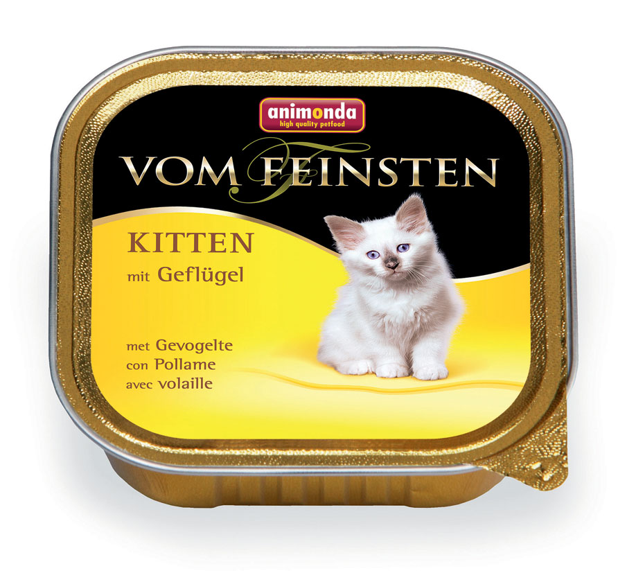 83221 vomfeinstenkatze kitten gefluegel 100g 0