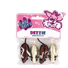 Игрушка для кошек Dezzie Стиль мыши, 5 см, пластик