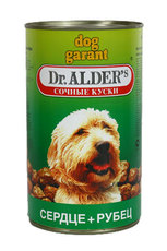 Консервы для взрослых собак Dog Garant для собак кусочки в желе с рубцом с сердцем 1240 г 6 шт