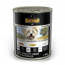 Консервы для взрослых собак Belcando отборное мясо с лапшой 800 г 12 шт