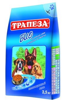 Сухой корм для собак с нормальной активностью Трапеза Био 10 кг