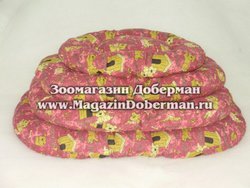 Лежак для собак Бобровый Дворик Эксклюзив № 3, с бортиком, 77x52 см