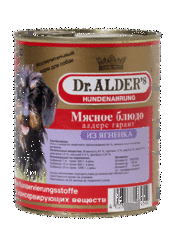 Консервы для взрослых собак Dr. Alder's Garant паштет с ягненком 750гр