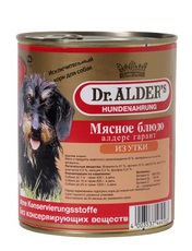 Консервы для взрослых собак Dr. Alder's Garant паштет с уткой 800 г 6 шт