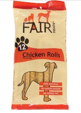 Лакомство для собак Fair Treats Chicken Rolls роллы 100 г