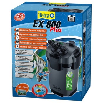 Фильтр внешний Tetratec EX  800 Plus (800л/ч) 100-300л (4кас. с наполнителем) 