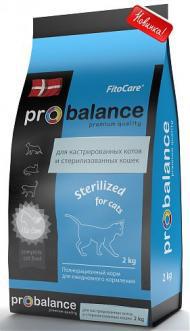 Сухой корм для стерилизованных кошек и кастрированных котов Probalance Sterilized 400 гр, 1,8 кг, 10 кг