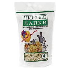 Наполнитель для грызунов Чистые Лапки, 4 л