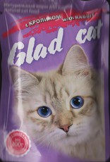 Консервированный корм для взрослых кошек Glad Cat c кроликом 100 гр