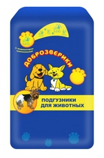 Подгузники для собак и кошек Пелигрин Доброзверики, S, 4-7 кг
