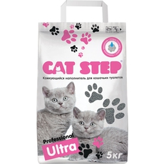 Наполнитель для кошачьих туалетов Cat Step Professional Ultra 5 кг, комкующийся