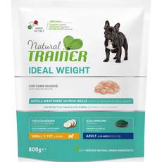 Сухой корм для взрослых собак мелких пород с избыточным весом Natural Trainer Ideal Weight Mini - White Meat