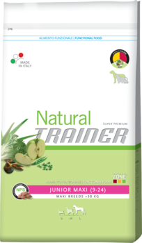 Сухой корм для юниоров крупных и гигантских пород от 9 месяцев до 2 лет Trainer Natural Junior Maxi 3 кг, 12,5 кг