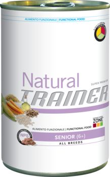 Консервы для взрослых собак всех размеров старше 6 лет Trainer Natural Senior All Sizes 400 г