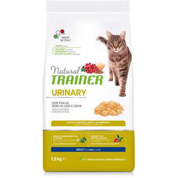Сухой корм для взрослых кошек Natural Trainer Cat Urinary Adult With Chicken с курицей 1,5 кг