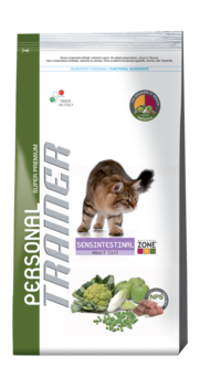 Сухой корм для взрослых кошек, с чувствительной пищеварительной системой от 1 до 7 лет Trainer Personal Adult Sensintestinal  2 кг