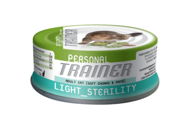 Консервированный корм для взрослых стерилизованных кошек с проблемами избыточного веса Trainer Personal Adult Light Sterility 70 г