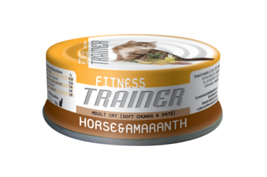 Консервированный корм для взрослых кошек Trainer Fitness Adult Horse and Amaranth с мясом конины и амарантом 70 г