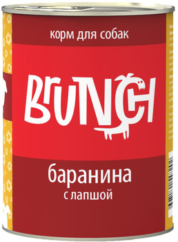 Консервы для взрослых собак Brunch с бараниной и лапшой 340 г