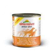 Консервы для взрослых собак Almo Nature Classic с говядиной и ветчиной 95 г, 290г