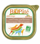Консервы для взрослых собак Almo Nature Daily Menu паштет с телятина с овощами 100 г, 300 гр