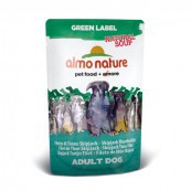 Консервы для взрослых собак Almo Nature Green Label с филе полосатого тунца 140 г