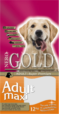 Сухой корм для взрослых собак крупных пород Nero Gold Super Premium Adult Maxi 26/16