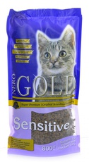 Сухой корм для взрослых кошек с чувствительным пищеварением Nero Gold Super Premium Cat Adult Sensitive с ягненком