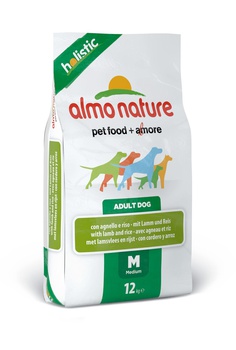 Сухой корм для взрослых собак Almo Nature Holistic MediumLamb с ягненком 2 кг, 12 кг