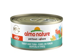 Консервы для кошек Almo Nature Legend HFC Adult Cat Trout&Tuna с форелью и тунцом в желе 70гр