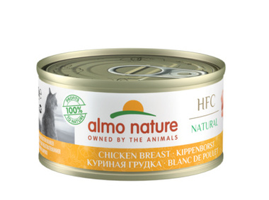 Консервы для кошек Almo Nature Аппетитные Куриные бедрышки, 75% мяса, HFC