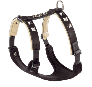 Шлейка для собак Ferplast Giotto Luxor Black P, с металлическими украшениями S, M, L-XL
