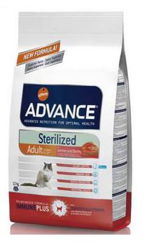 Сухой корм для стерилизованных кошек Advance Cat Sterilized лосось 3 кг