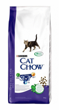Сухой корм для взрослых кошек Purina Cat Chow Feline  3 в 1 400 гр, 1,5 кг, 15 кг
