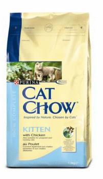 Сухой корм для котят Purina Cat Chow Kitten с курицей 400 гр, 1,5 кг, 15 кг