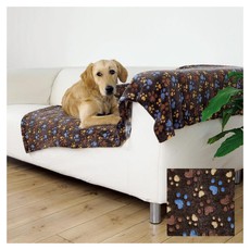 Подстилка - плед для собак Trixie Laslo, флис, темно-коричневая, 100 x 70 см