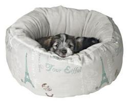 Лежак для собак Trixie Paris с бортиками, серый, 50 см