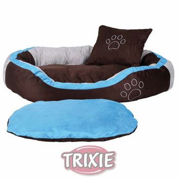 Лежак для собак Trixie Bonzo с бортиками, искусственная замша, 120 х 80 см