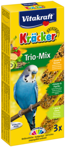 Крекеры для волнистых попугаев Vitakraft фруктовые, 3 шт