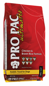 Сухой корм для взрослых собак всех пород Pro Pac Ultimates Chicken Meal and Brown Rice Formula 2,5 кг, 12 кг, 20 кг