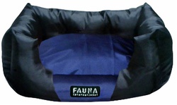 Лежак для собак Fauna International Tuff Love Blue, мягкий, 61x41x25 см