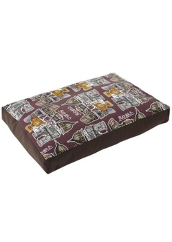 Матрац для собак Fauna International Roma Brown, мягкий, 100х65х12 см