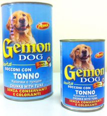 Консервированный корм для взрослых собак Gemon с тунцом