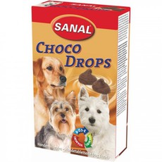 Витамины для взрослых собак Sanal Choco Drops 125 г
