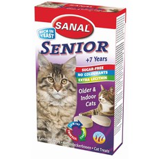 Лакомство с лецитином для кошек Sanal Senior Lecithin 50 г